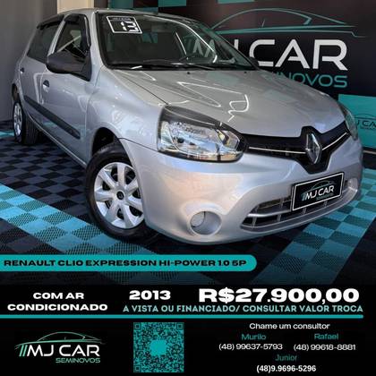 RENAULT CLIO 1.0 EXPRESSION 16V FLEX 4P MANUAL RENAULT CLIO 1.0 EXPRESSION 16V FLEX 4P MANUAL